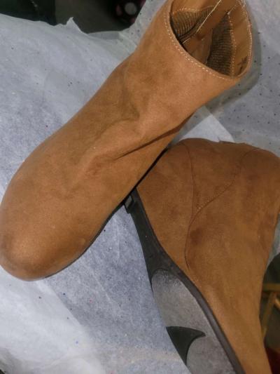 Tan Ankle Boots - Thumbnail 5