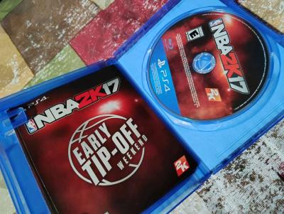 NBA 2k17 PS4 Disk and case like new Paul George smoke free h - Thumbnail 3