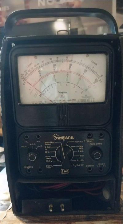 Simpson 260 Scale Expander 100 150 Volts - Thumbnail 1