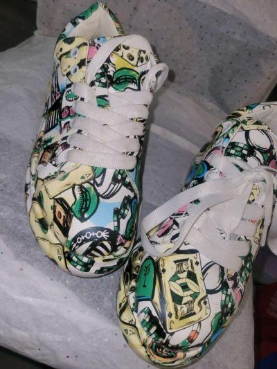 Green design Sneaker - Thumbnail 4