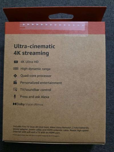 Amazon Fire TV Stick 4K newest modelCinematic 4K streaming F - Thumbnail 2