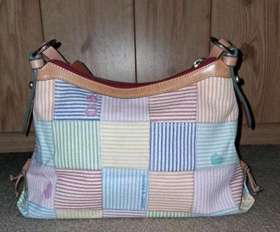 DOONEY AND BOURKE RARE PLAID SHOULDER BAG - Thumbnail 2
