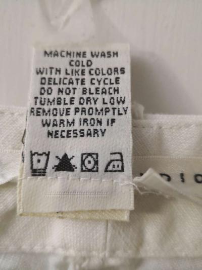 Max Studio White Linen Shorts Size 4 - Thumbnail 5