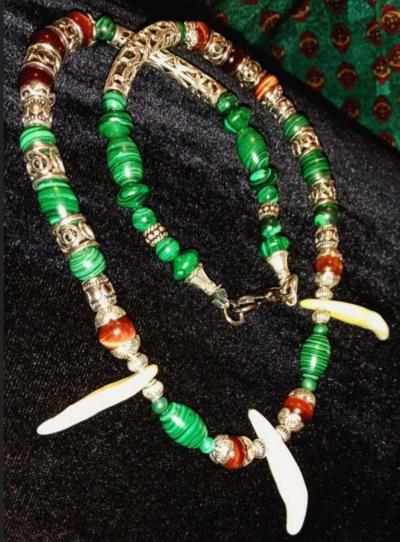 Handmade Wolf tooth necklace - Alturas, California