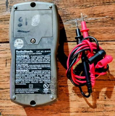 Radio Shack Multi meter - Thumbnail 3