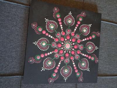 handmade mandala painting - Thumbnail 3