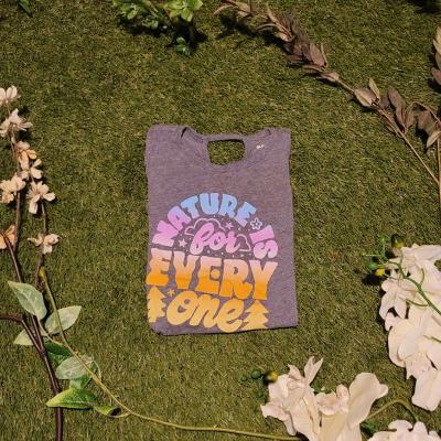 Girls Gray Nature Is for Everyone Tee - Thumbnail 3
