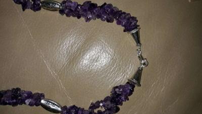 Purple Amethyst Necklace - Thumbnail 3