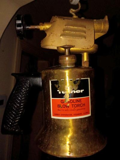 vintage turner gasoline blowtorch