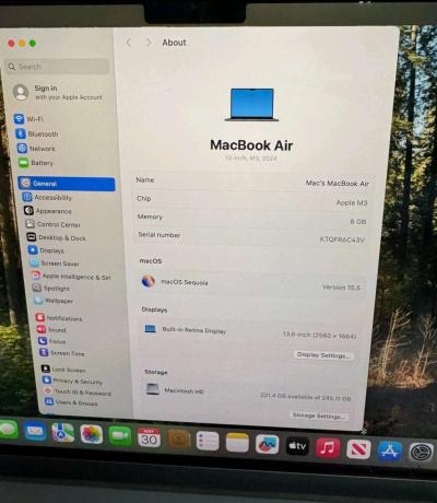 Macbook Air 13 M3 Excellent condition - Thumbnail 4