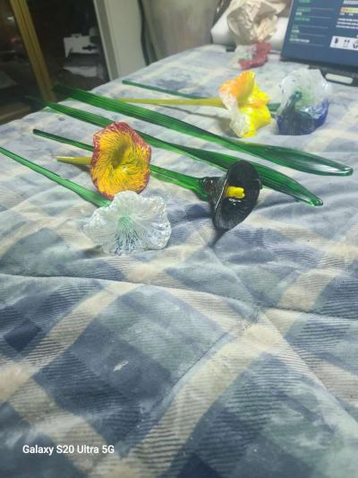 Hold glass flowers - Thumbnail 4