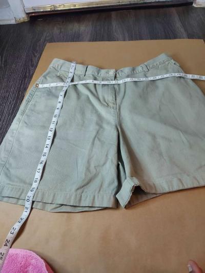 Lauren Ralph Lauren Khaki Chino Shorts Size 14W School Summe - Thumbnail 3