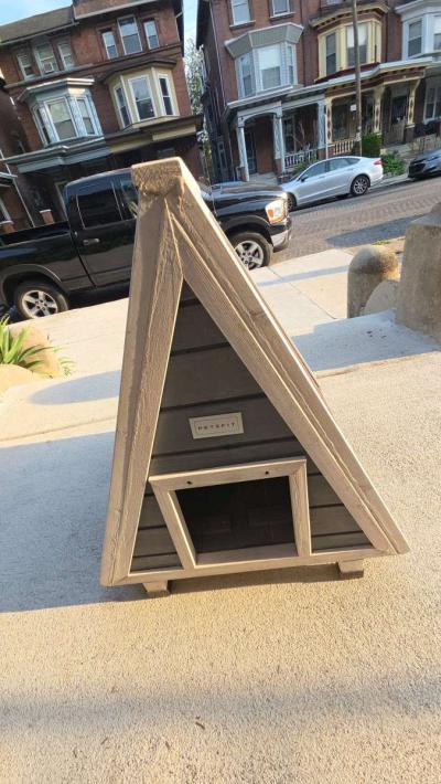 Petsfit Cat House Indoor Outdoor Feral Cat Shelter Weatherpr - Thumbnail 6