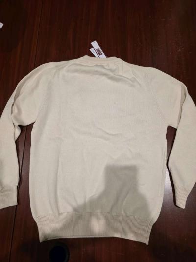 Harvard University COOP applique crew CREME sweater x6 - Thumbnail 4