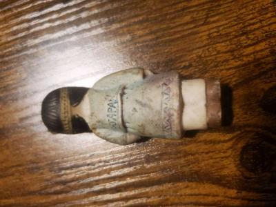 Vintage 20s Porcelain Bisque Art Deco Native American Indian - Thumbnail 2