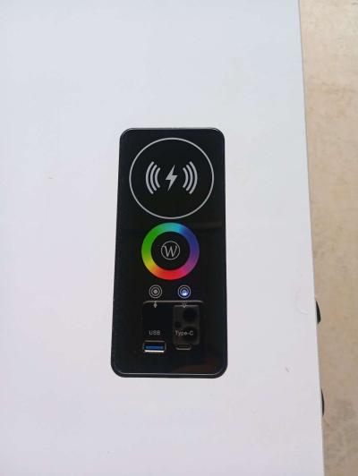 Modern LED TV Stand with Storage Entertainment Center Cabine - Thumbnail 6