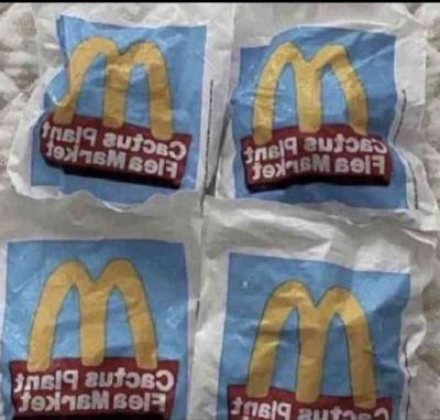 Limited Edition McDonalds Cactus plant flea market toys - Thumbnail 3