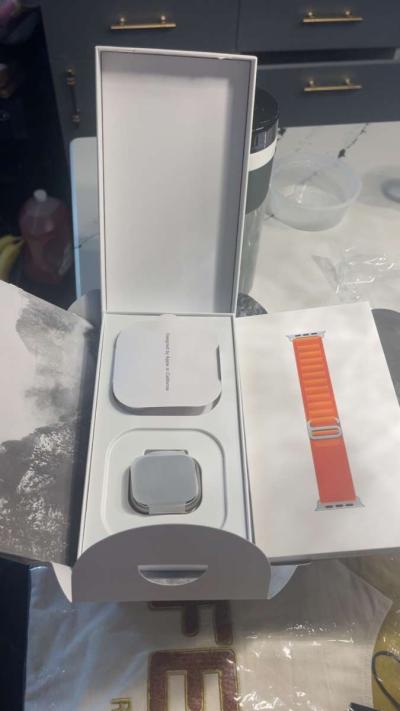 New Apple Watch Ultra 2 orange ocean band - Thumbnail 3