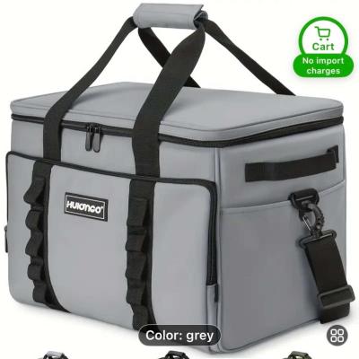 Large Capacity Outdoor Soft Insulated  Bag Collapsible Large - Thumbnail 1