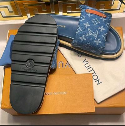 Louis Vuitton Monogram Denim Pillow slides - Thumbnail 3