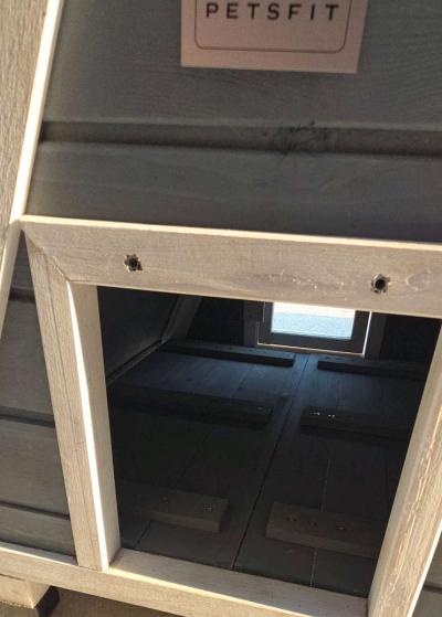 Petsfit Cat House Indoor Outdoor Feral Cat Shelter Weatherpr - Thumbnail 3