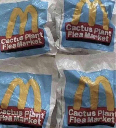 McDonalds Cactus plant flea market toys - Thumbnail 1