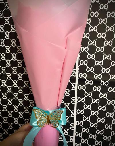 Handmade ribbon rose bouquet - Thumbnail 2