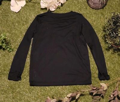 Girls Black Hurly Long Sleeve Tee - Thumbnail 2