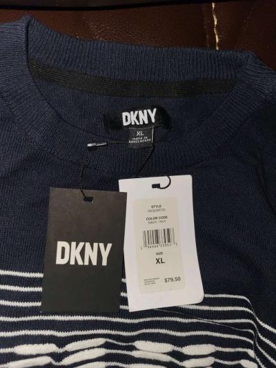 Lightweight XL DKNY Summer Sweater - Thumbnail 2