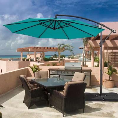 BRAND NEW 10FT Cantilever Umbrella Patio Umbrella With Cross - Thumbnail 1