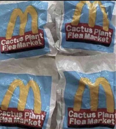 Limited Edition McDonalds Cactus plant flea market toys - Thumbnail 2