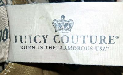 JUICY COUTURE DAYDREAMER BLACK VELOUR SCOTTIE DOG BAG - Thumbnail 4