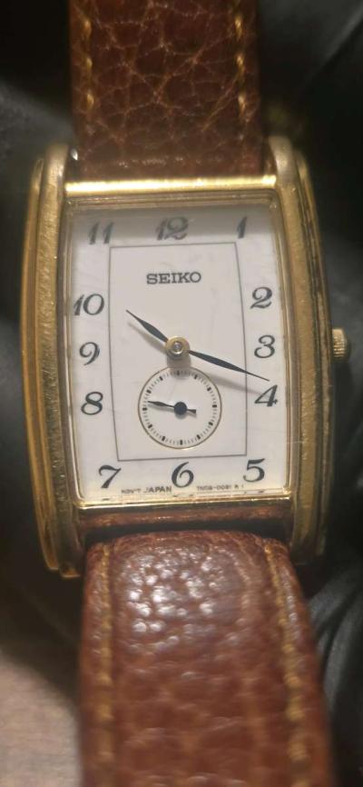 vintage seiko cartier tank style - Thumbnail 4