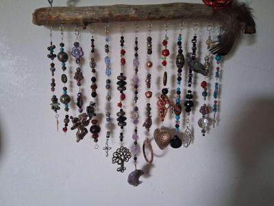 Handmade Beaded Window Art