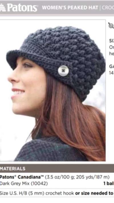 handmade crochet hat - Thumbnail 2
