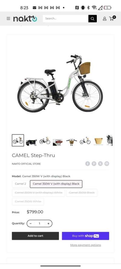 nakto electric bike - Thumbnail 6