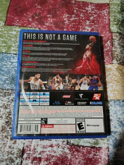 NBA 2k17 PS4 Disk and case like new Paul George smoke free h - Thumbnail 2
