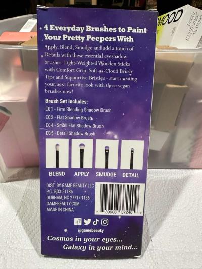 Game Beauty Eyeshadow Brush Set - Thumbnail 2