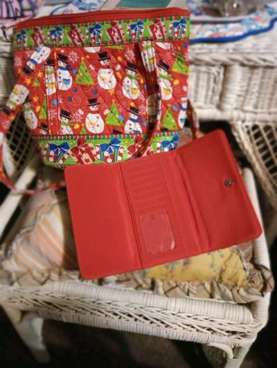 Fun holiday purse with matching wallet - Thumbnail 4