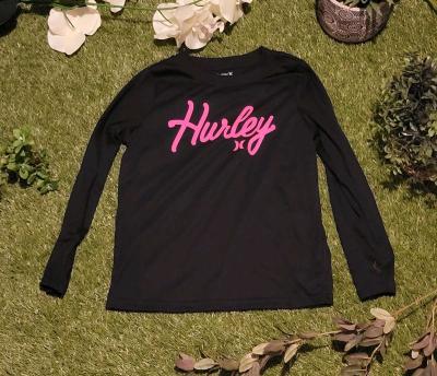 Girls Black Hurly Long Sleeve Tee