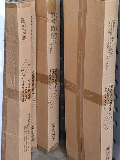 5 BOXES OF GLASS WIND GUARD 14028T1 - Thumbnail 2