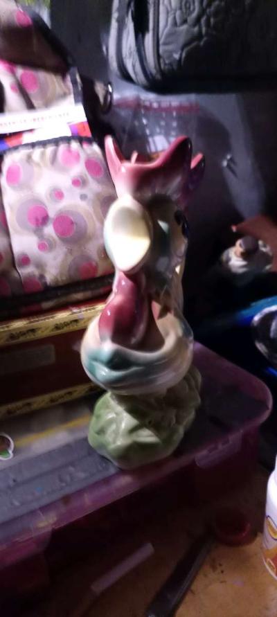 antique chicken rooster vase - Thumbnail 5