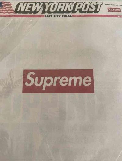 Limited Edition Newyork post Supreme newspaper - Thumbnail 2