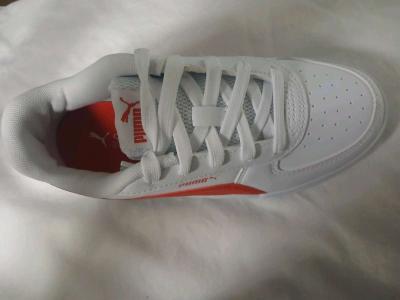 brand new red and white puma sneakers - Thumbnail 3