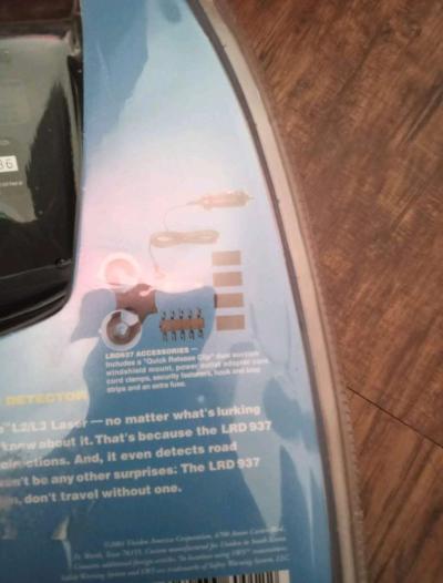 uniden LRD 937 radar detector brand new - Thumbnail 3