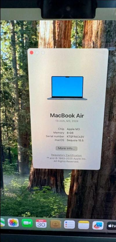 Macbook Air 13 M3 Excellent condition - Thumbnail 3