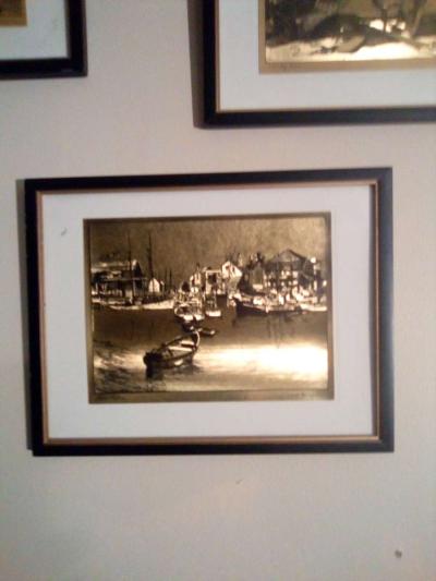 gold plated pictures set of 4 - Thumbnail 3