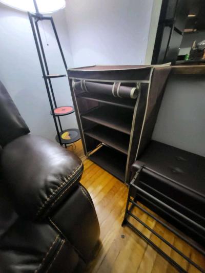 Storage BenchOttoman Shoe Closet  Shoe Rack - Thumbnail 3