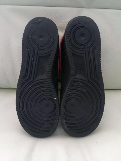 Nike Air Force 1 07 LE Russian Floral Black Red shoes - Thumbnail 5