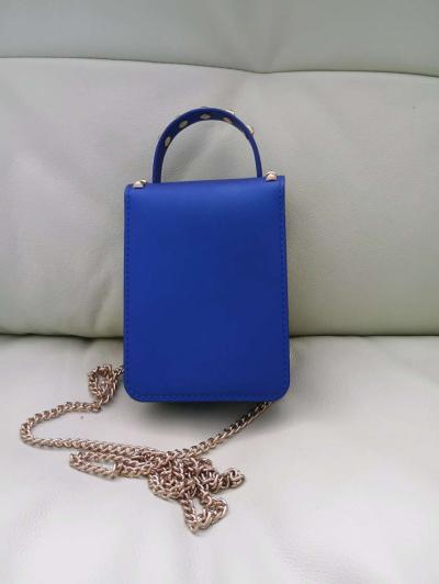 Le Mie Blue Womens Jelly Gold Stud Tone Gold Tone Chain Stra - Thumbnail 3